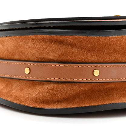 Chloe Calfskin Suede Small Nile Bracelet Bag Caramel 10 of 15