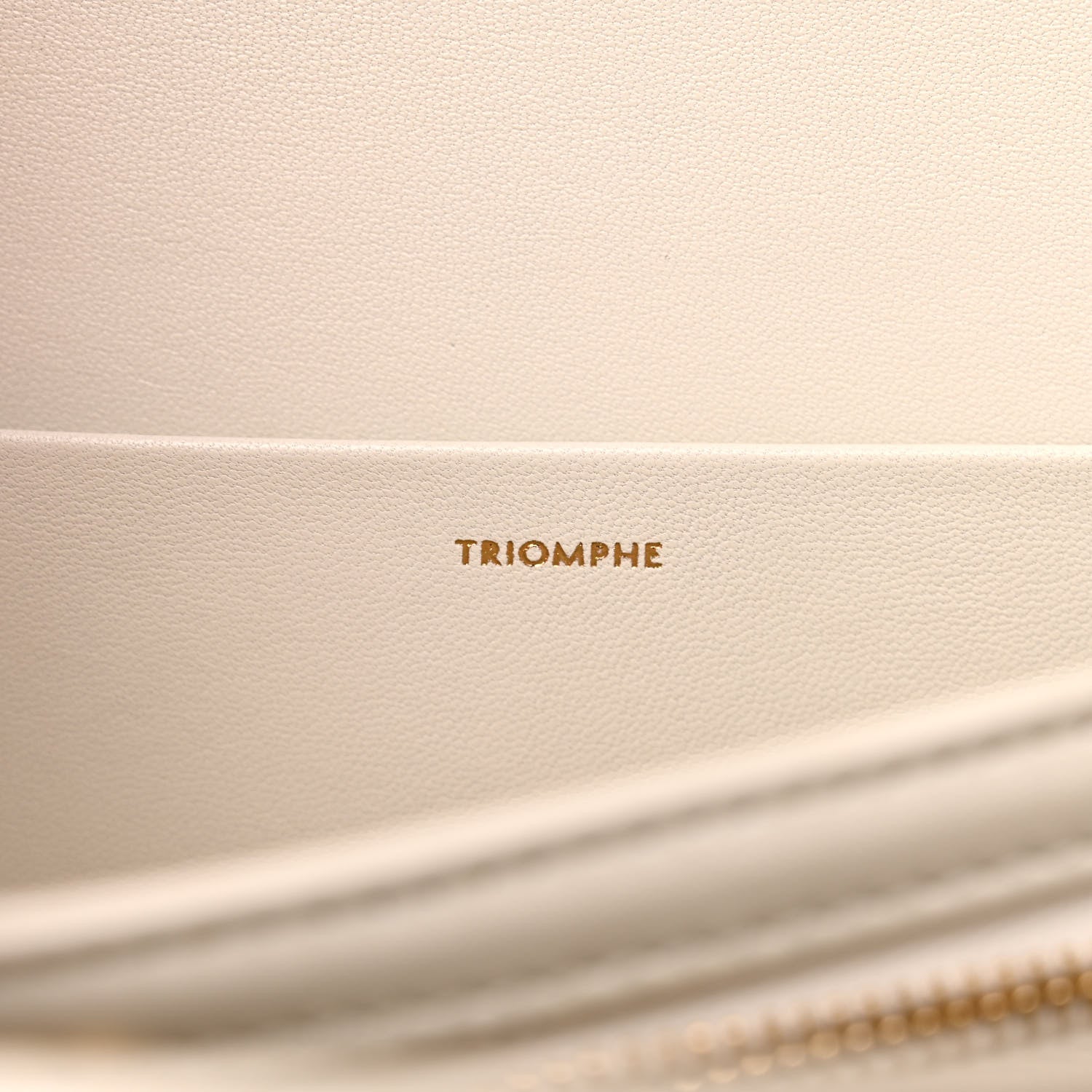 Celine Shiny Calfskin Medium Triomphe White 7 of 18
