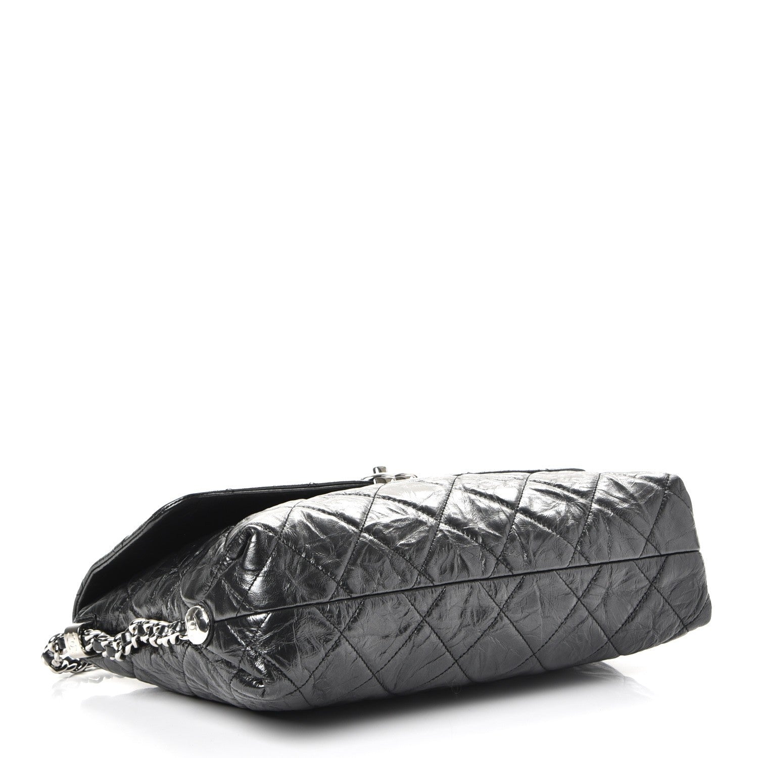 Chanel Crackled Aged Calfskin Big Bang Flap Black 4 of 8