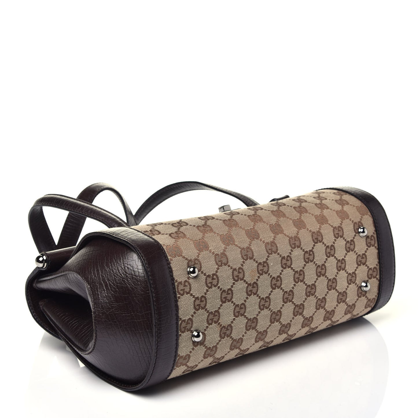 Monogram Bamboo Bullet Bag Dark Brown