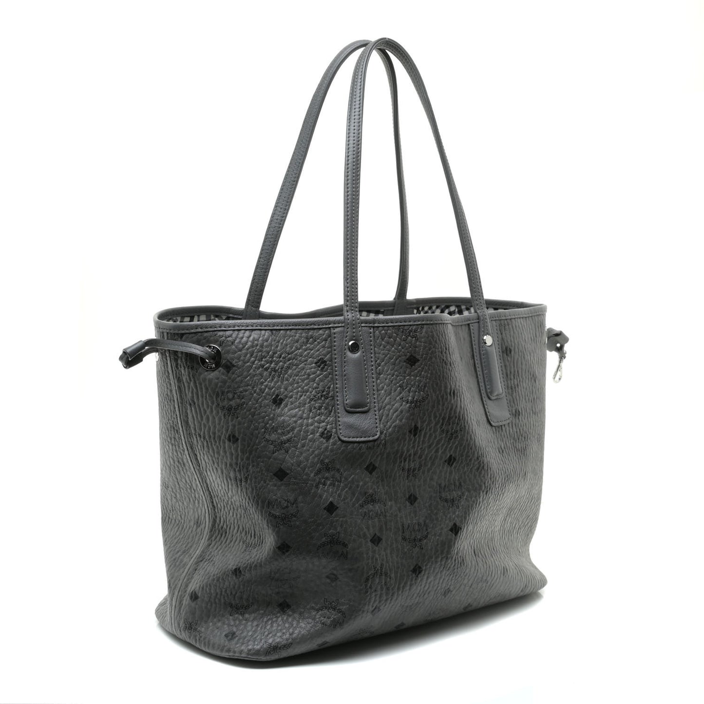Visetos Medium Liz Reversible Shopper Tote Phantom Grey