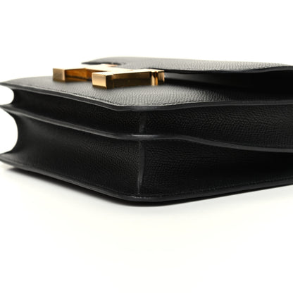 Hermes Epsom Constance 18 Black 7 of 10