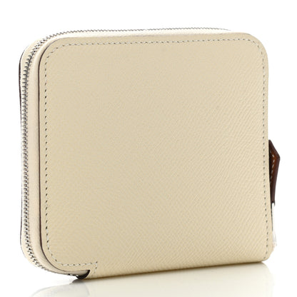 Hermes Epsom Silk'in Compact Wallet Nata 3 of 8