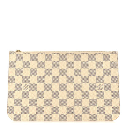 Louis Vuitton Damier Azur Neverfull MM GM Pochette 1 of 6