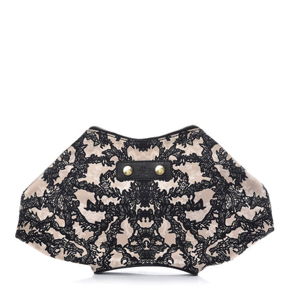 Alexander McQueen Silk De Manta Lace Print Clutch 1 of 7