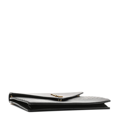 Saint Laurent Lambskin Quilted Monogram Gaby Chain Bag Black 4 of 9