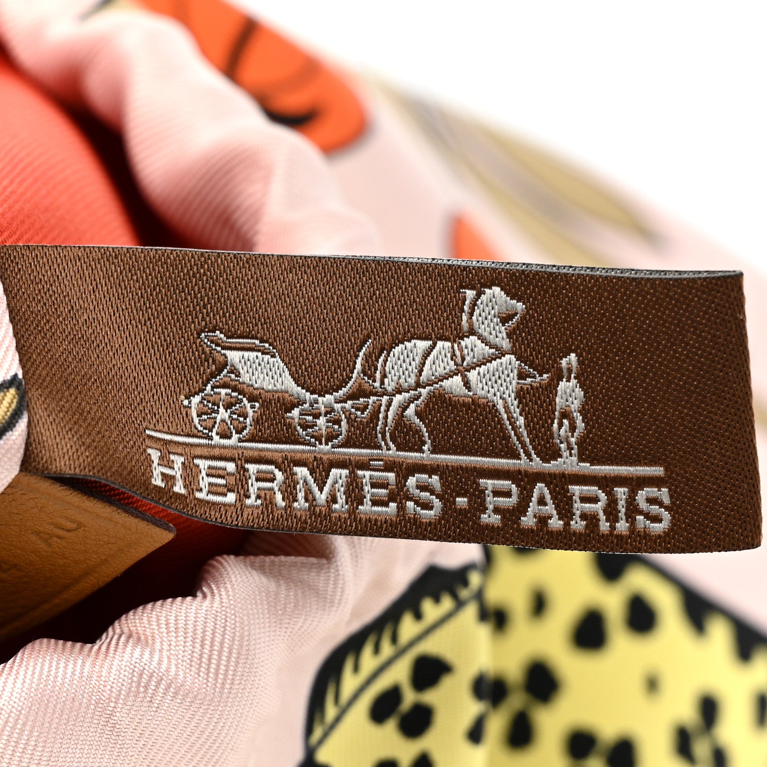 Hermes Silk Les Leopards Musardine Pouch 6 of 7
