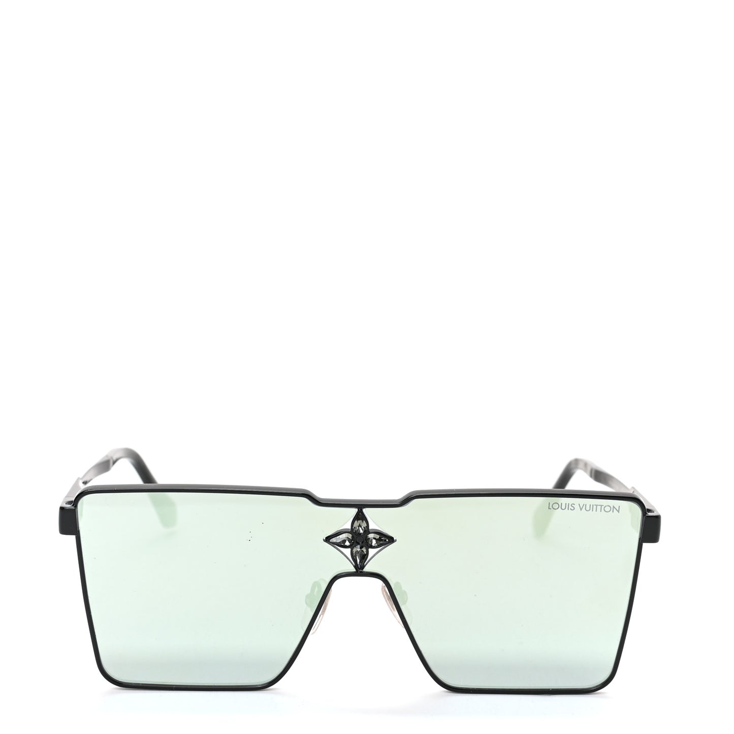 Acetate Swarovski Crystal Cyclone Sunglasses Z1899U Black