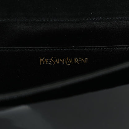 Saint Laurent Patent Monogram Large Belle De Jour Clutch Black 7 of 10