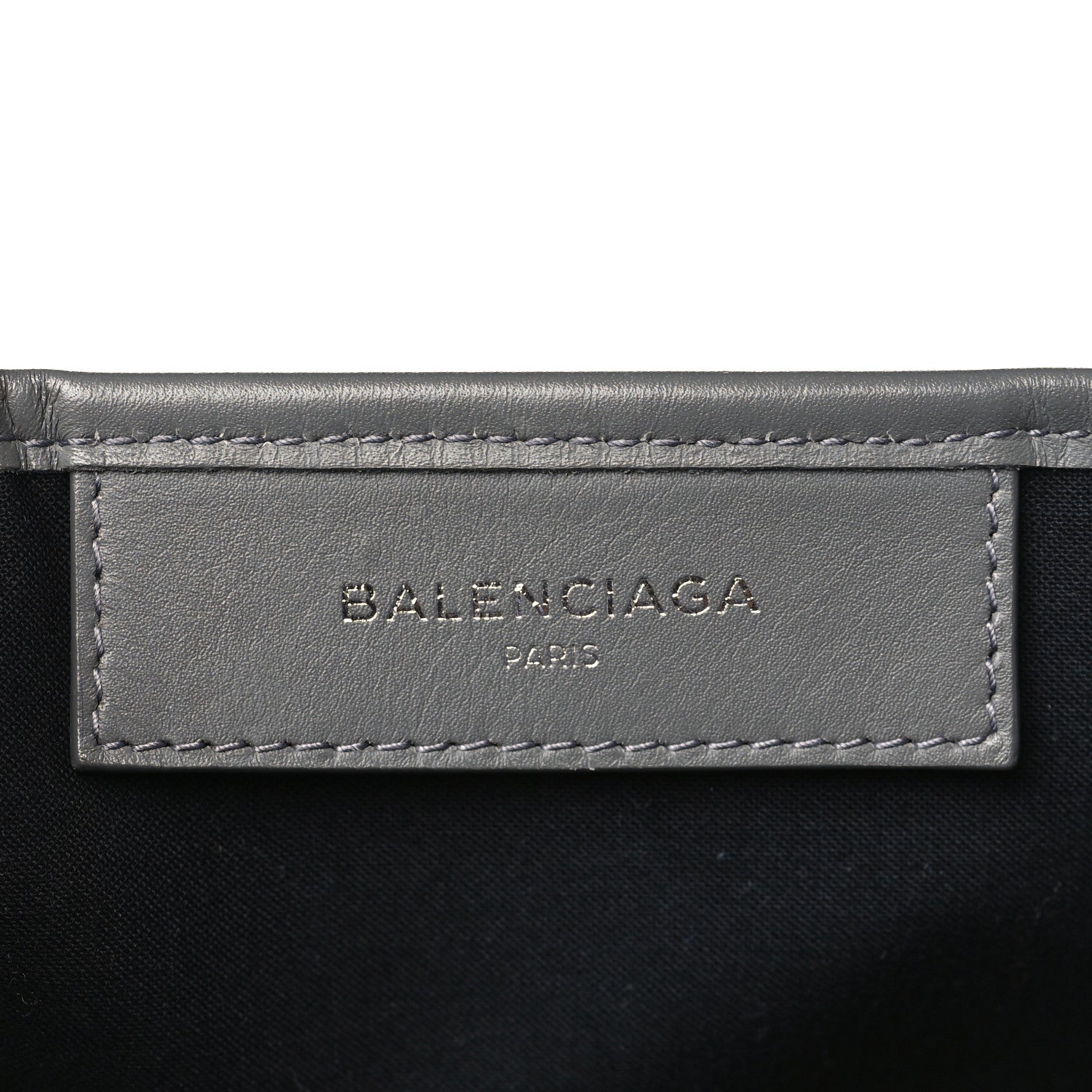 Balenciaga Cotton Canvas Calfskin S Navy Cabas Naturel Gris Acier 7 of 10