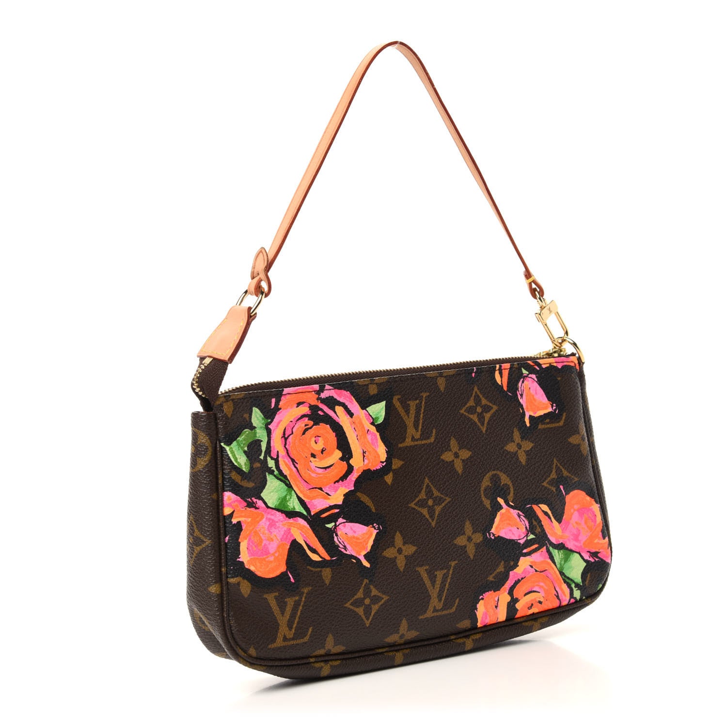 Louis Vuitton Monogram Roses Pochette Accessories 3 of 10
