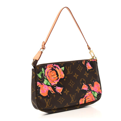 Louis Vuitton Monogram Roses Pochette Accessories 3 of 10