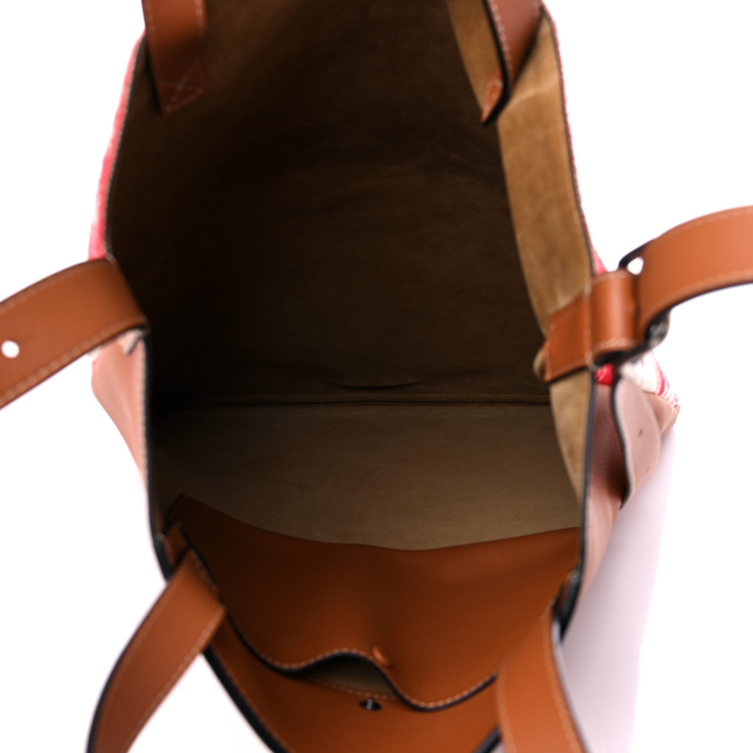 Loewe X William De Morgan Canvas Calfskin Tiles Vertical Tote Multicolor 5 of 11