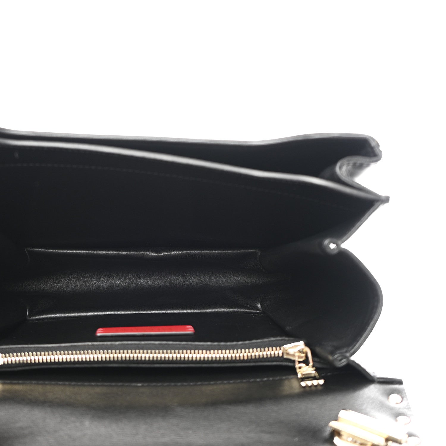 Valentino Garavani Vitello Rockstud Top Handle Shoulder Bag Black 5 of 10