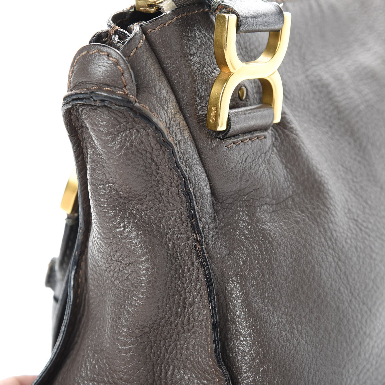 Chloe Calfskin Medium Marcie Satchel Ash 13 of 18