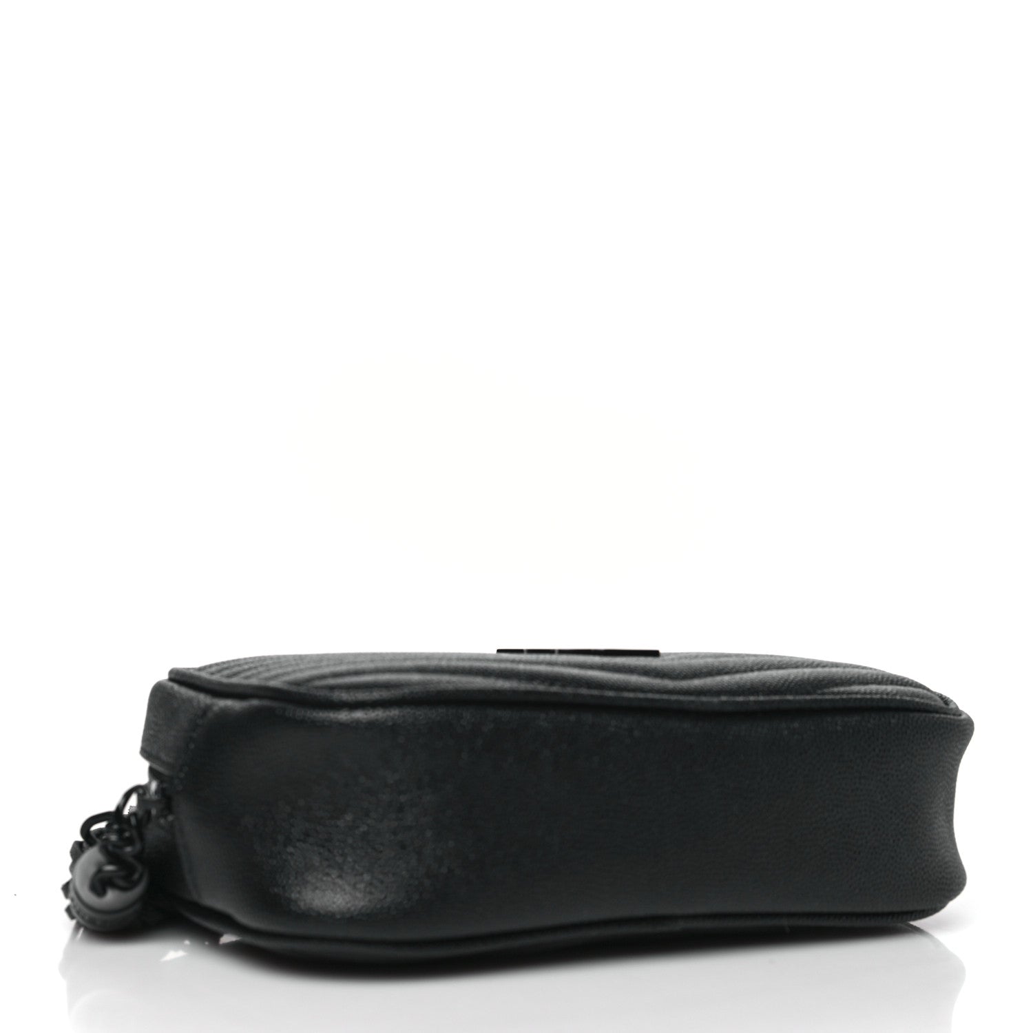 Saint Laurent SAINT LAURENT Grain De Poudre Matelasse Monochrome Monogram Mini Lou Camera Bag Black 4 of 9