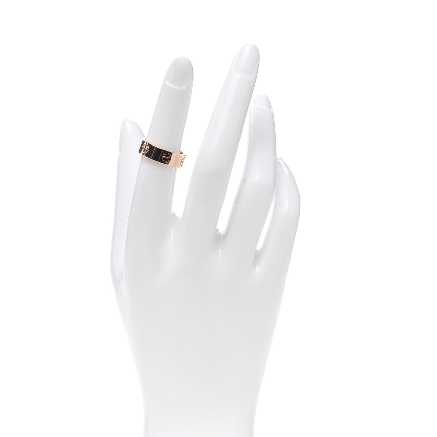 18K Pink Gold 5.5mm LOVE Ring 51 5.75