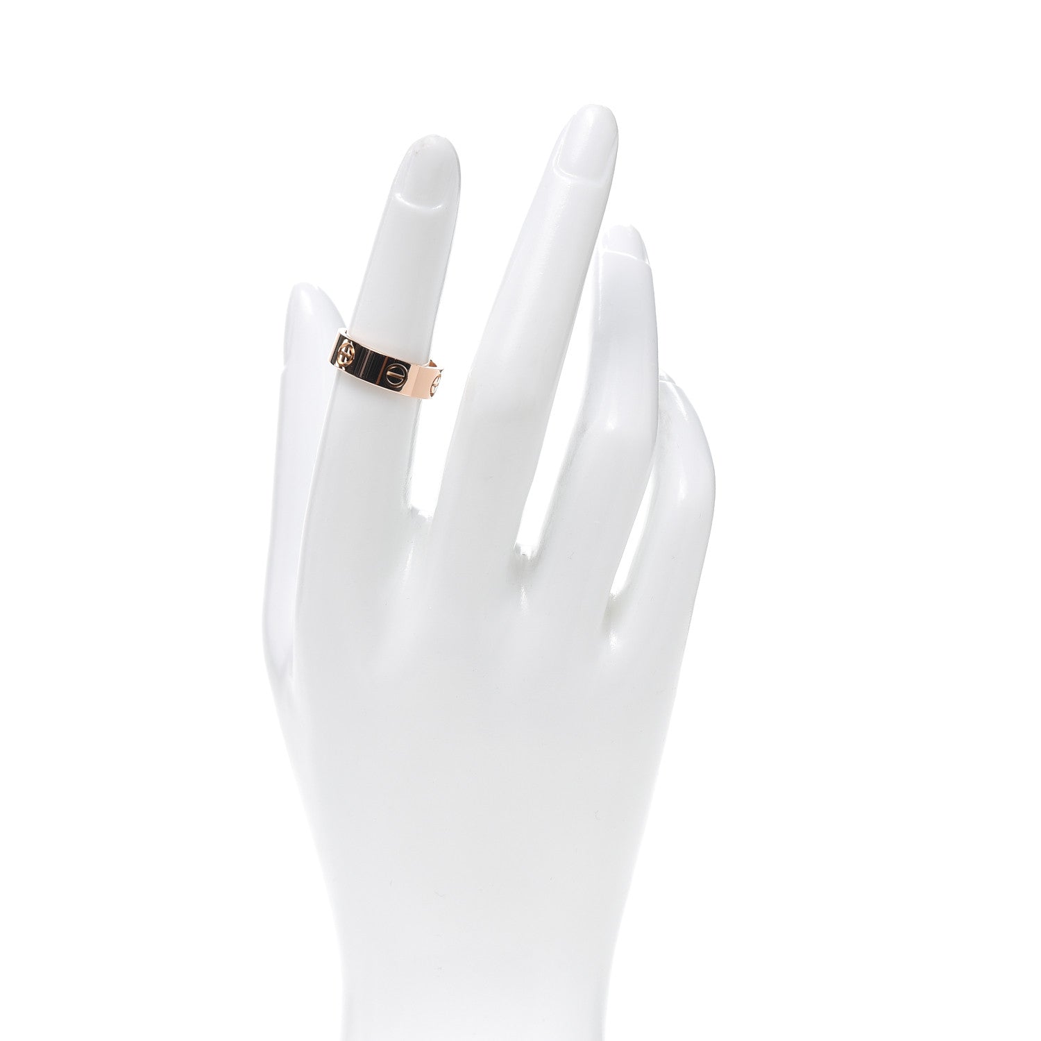 Cartier 18K Pink Gold 5.5mm LOVE Ring 51 5.75 2 of 5