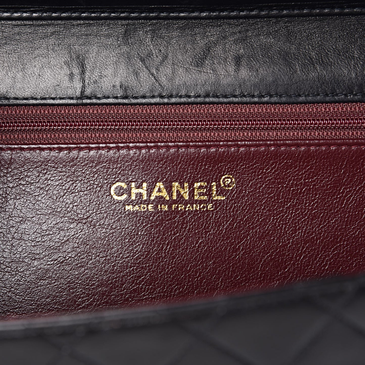 Lambskin Quilted Medium Single Flap Black