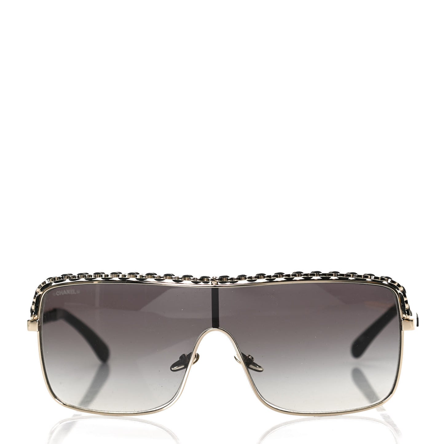 Metal Shield Sunglasses 71368 Grey