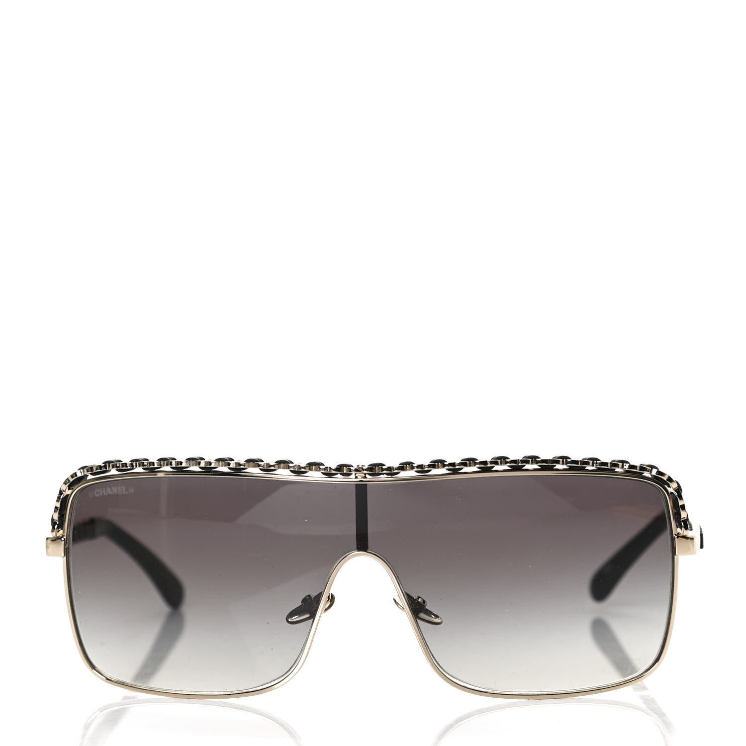 Chanel Metal Shield Sunglasses 71368 Grey 2 of 7