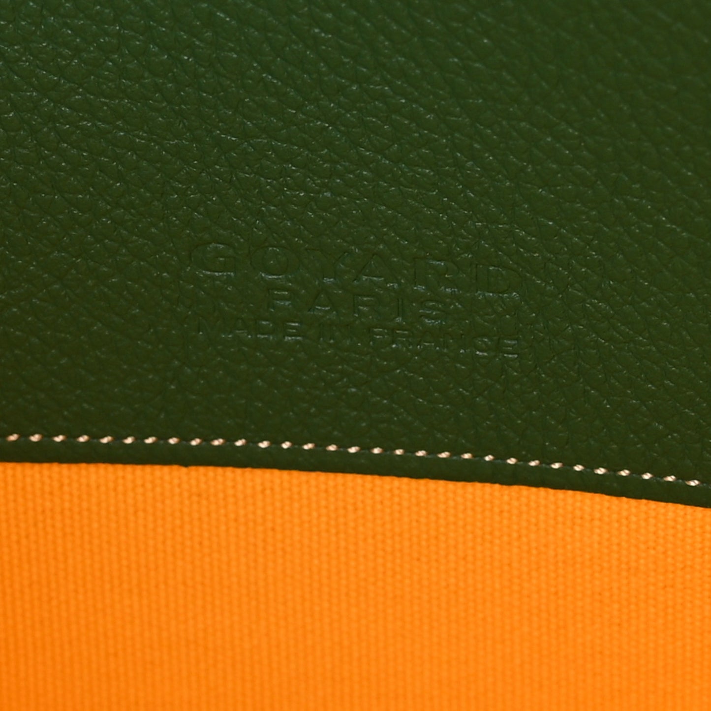 Goyardine Senat Pochette MM Green