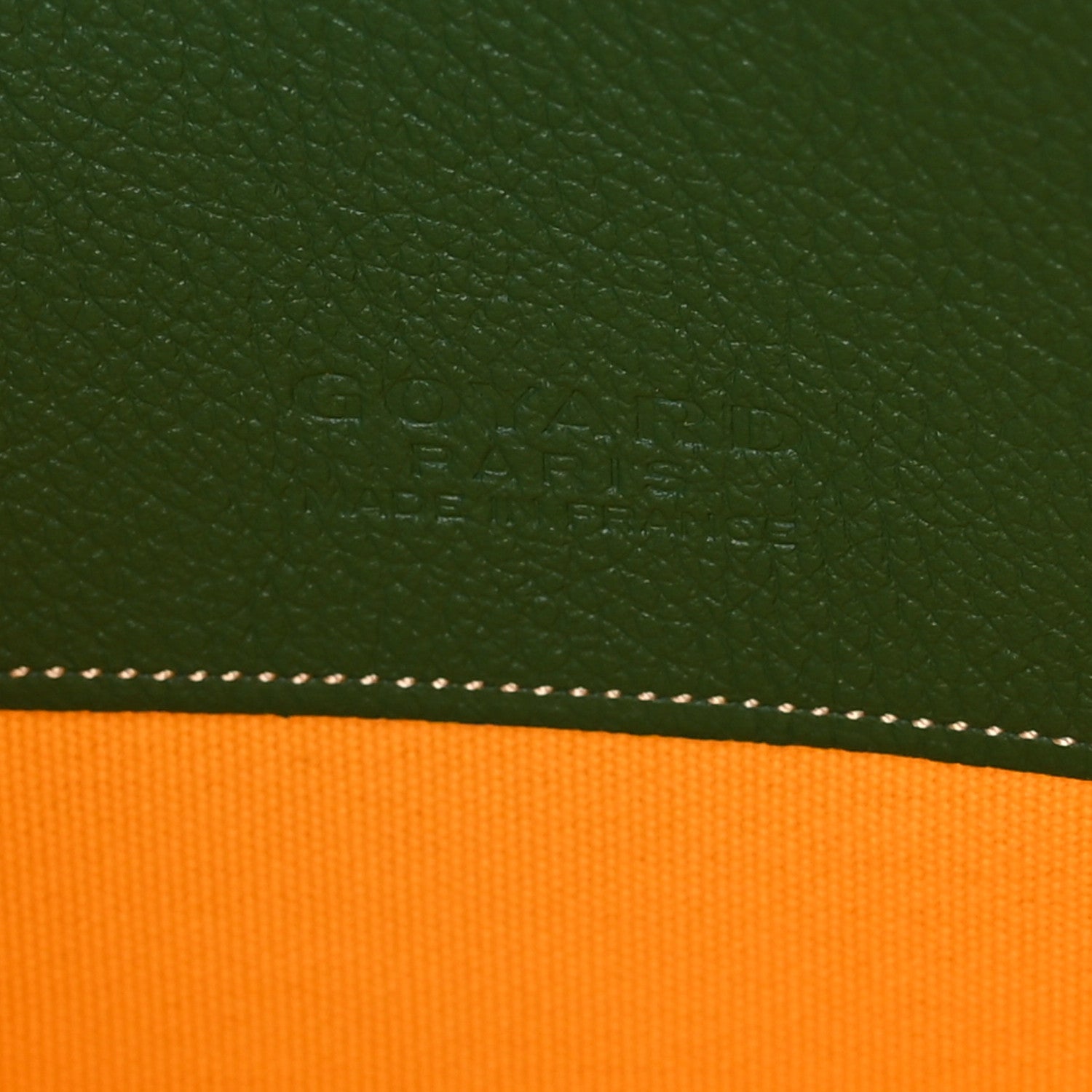 Goyard Goyardine Senat Pochette MM Green 6 of 6