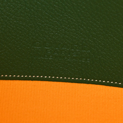 Goyard Goyardine Senat Pochette MM Green 6 of 6