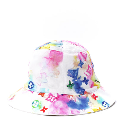 Louis Vuitton Watercolor Cotton Transformable Bob Bucket Hat 58 Multicolor 2 of 8