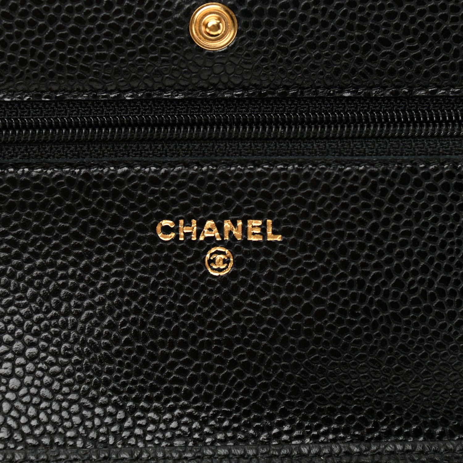 Chanel Caviar Quilted Wallet On Chain WOC Black 6 of 12