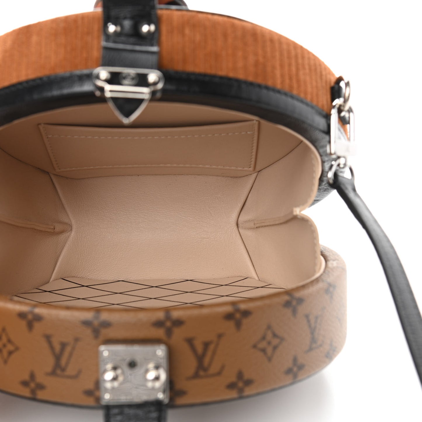 Reverse Monogram Leopard Petite Boite Chapeau