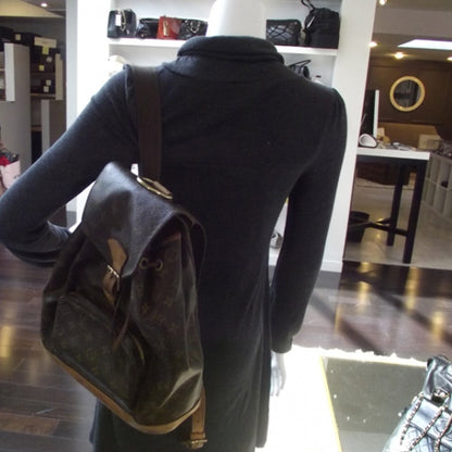 Louis Vuitton Monogram Montsouris GM Backpack 2 of 9