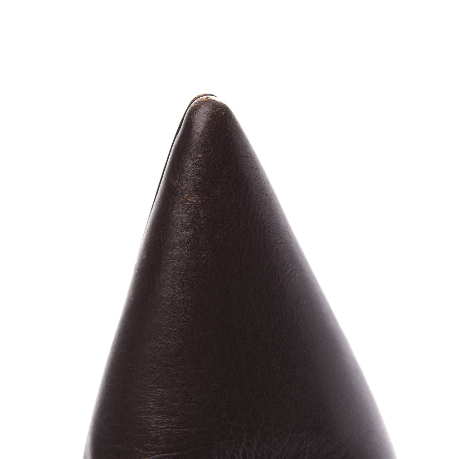 Christian Louboutin Calfskin 85 Knee High Boot 35 Dark Brown 10 of 10