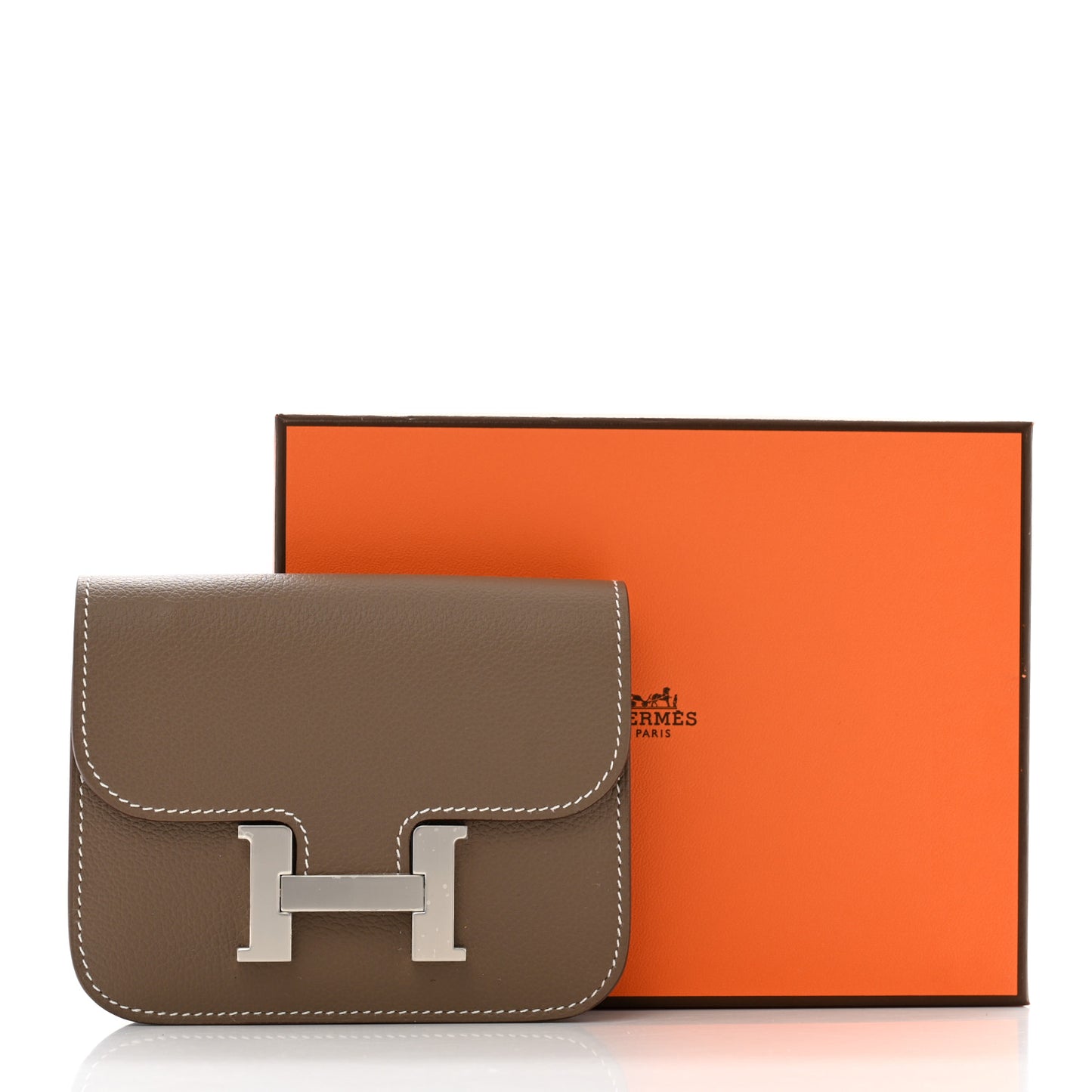 Evercolor Constance Slim Wallet Etoupe