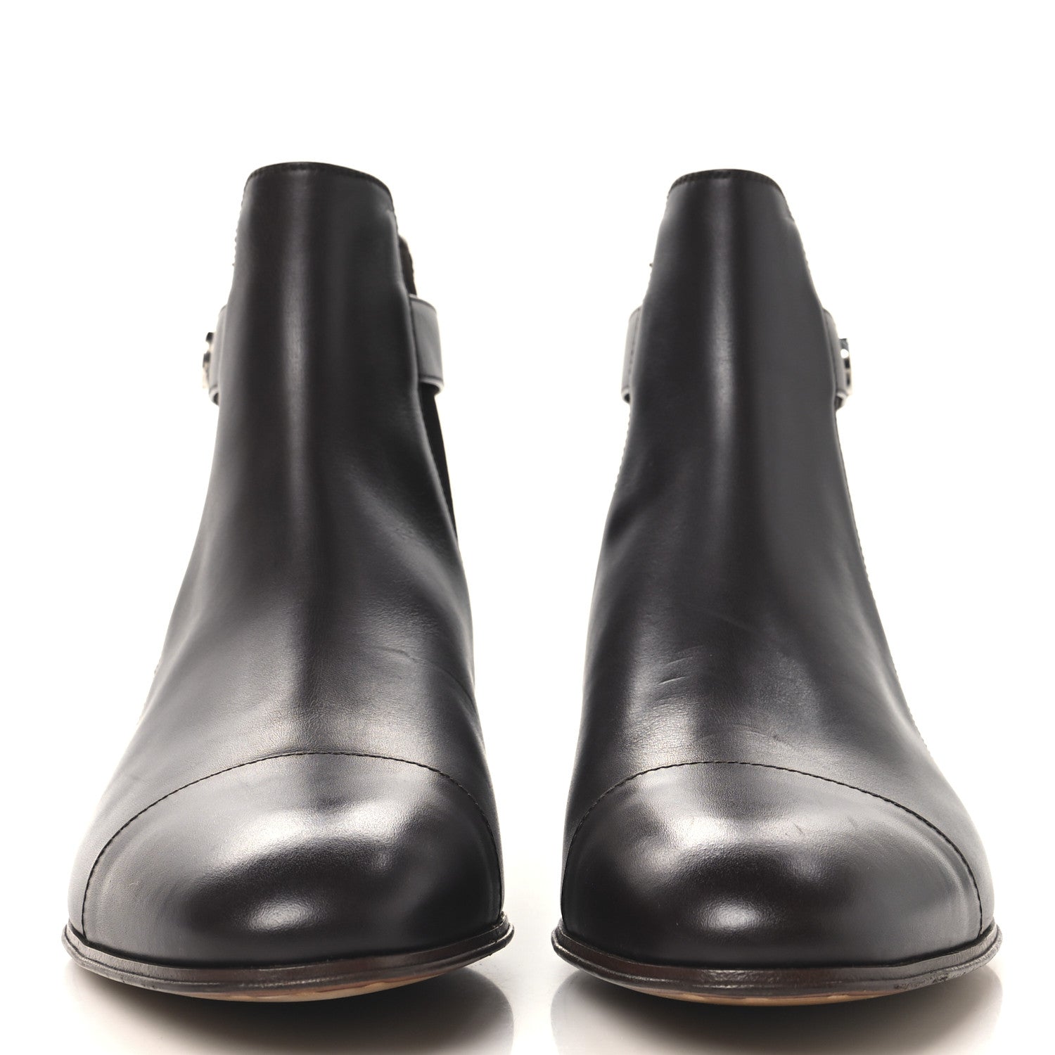 Gucci Calfskin Mens Blondie Chelsea Ankle Boots 8 Cocoa 3 of 10