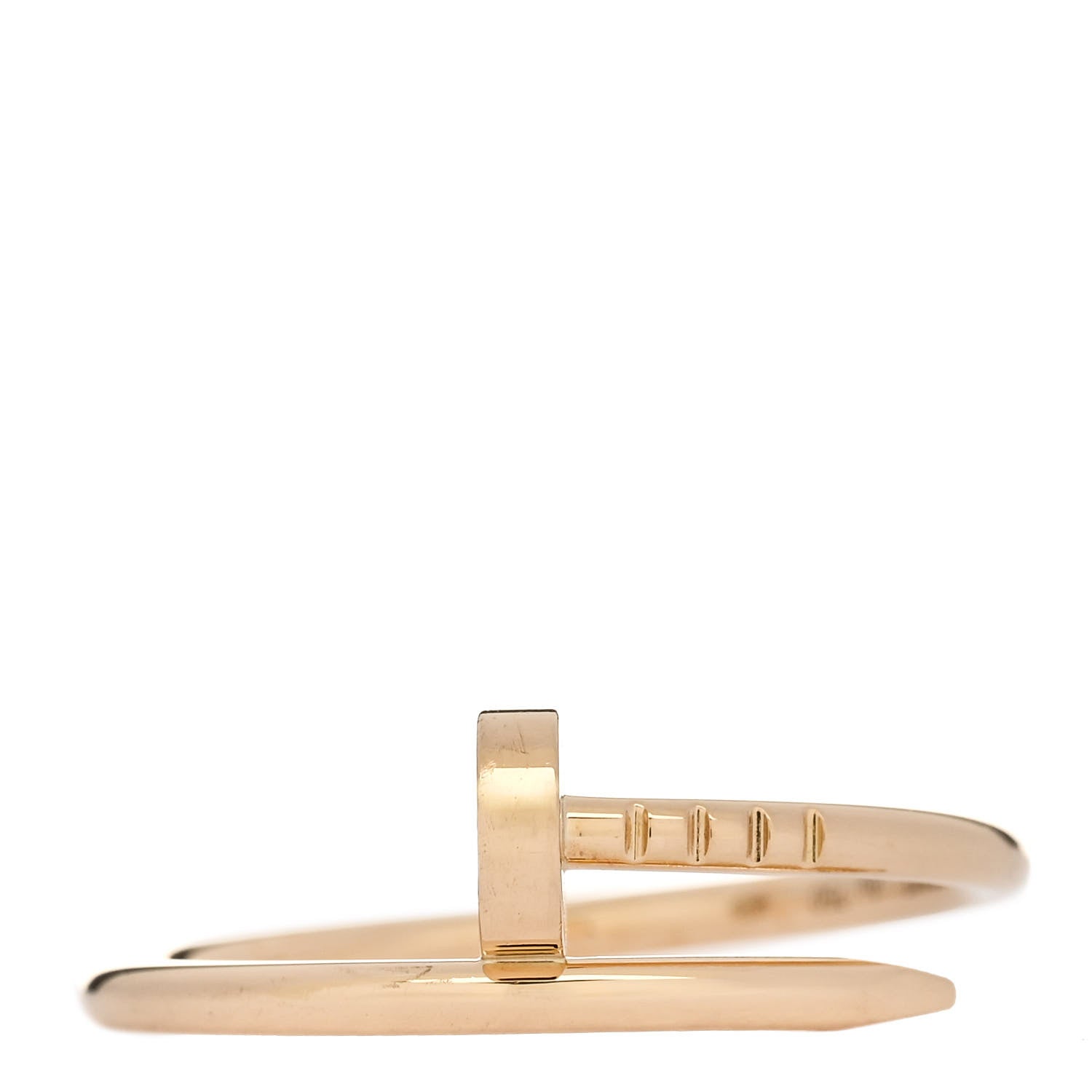Cartier 18K Yellow Gold Small Juste Un Clou Ring 59 8.75 1 of 5