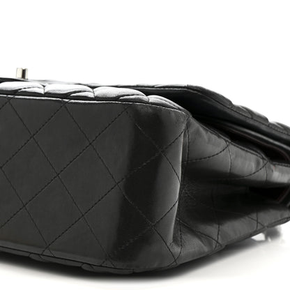Chanel Lambskin Quilted Jumbo Double Flap Black 10 of 16