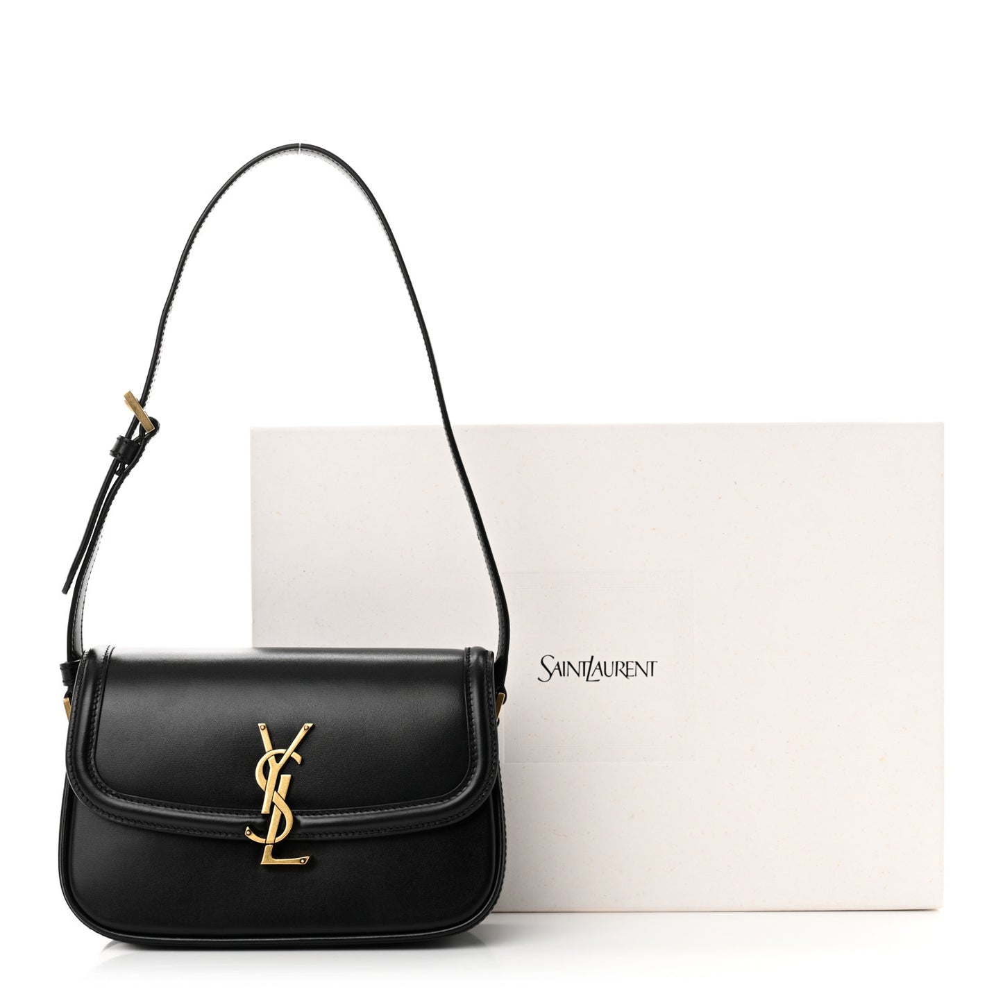 Box Calfskin Mini Solferino Satchel Black