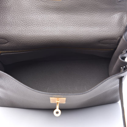 Hermes Togo Kelly Retourne 32 Etain 7 of 34