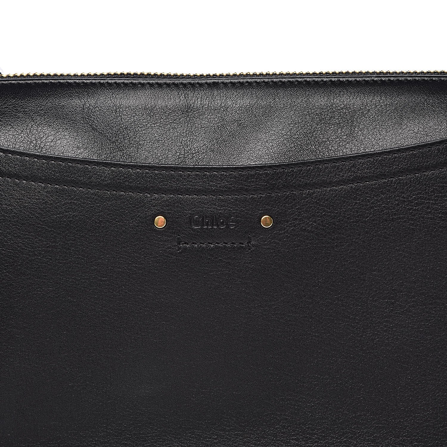 Chloe Calfskin Suede Medium Roy Bag Black 11 of 11