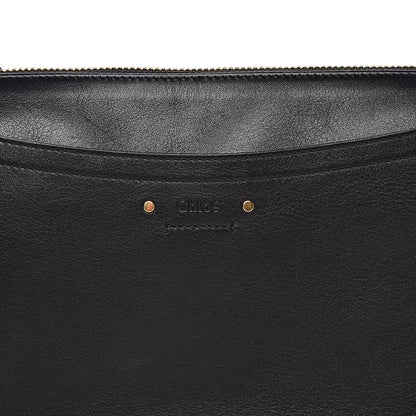 Chloe Calfskin Suede Medium Roy Bag Black 11 of 11