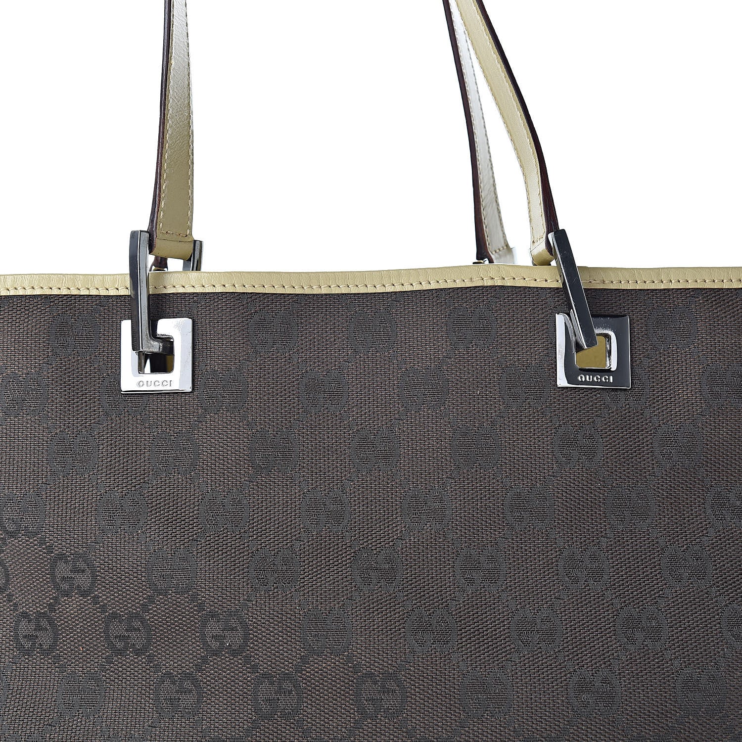 Gucci Monogram Large Bucket Tote Brown 8 of 12