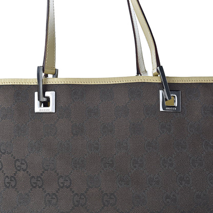 Gucci Monogram Large Bucket Tote Brown 8 of 12