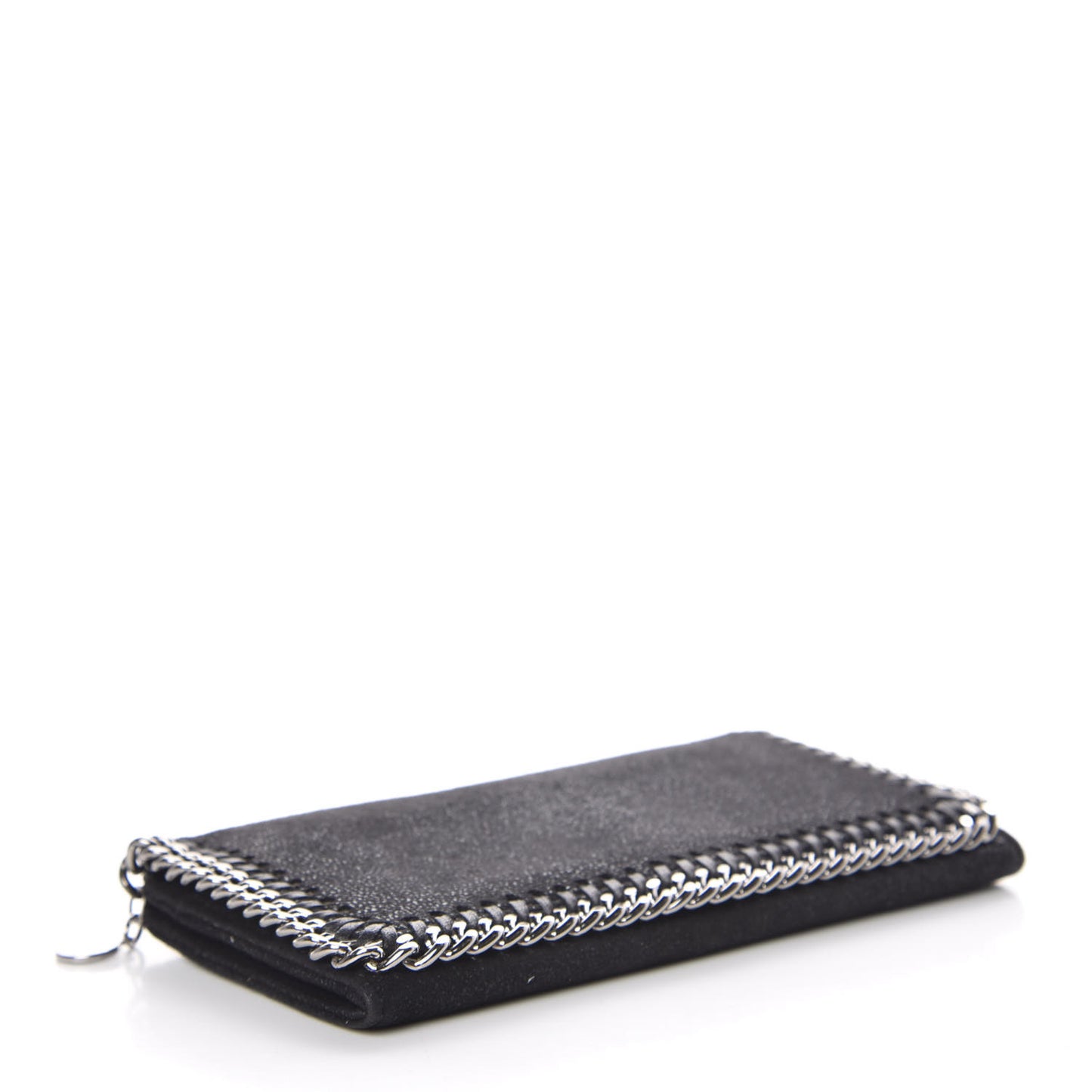 Shaggy Deer Falabella Flap Wallet Black