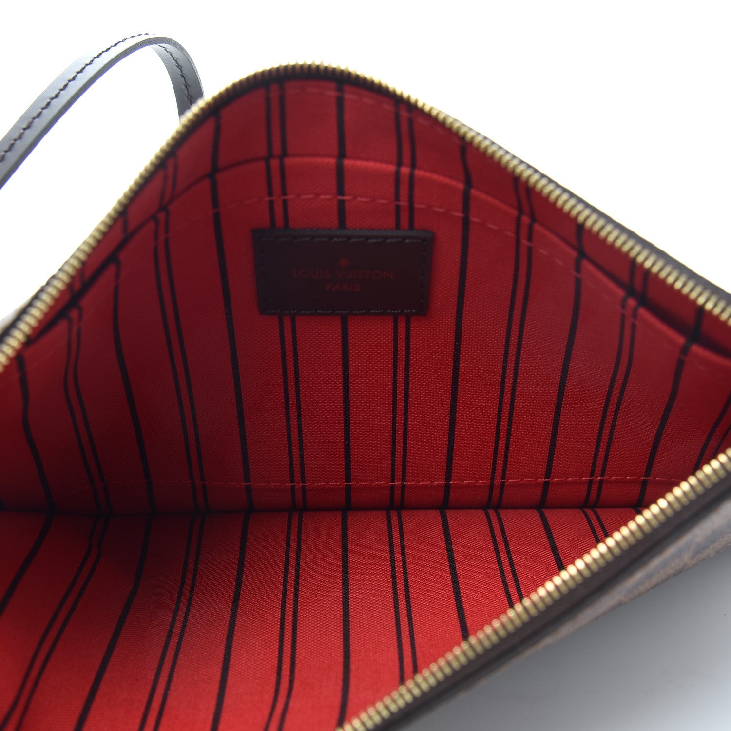 Louis Vuitton Damier Ebene Neverfull MM GM Pochette 5 of 6