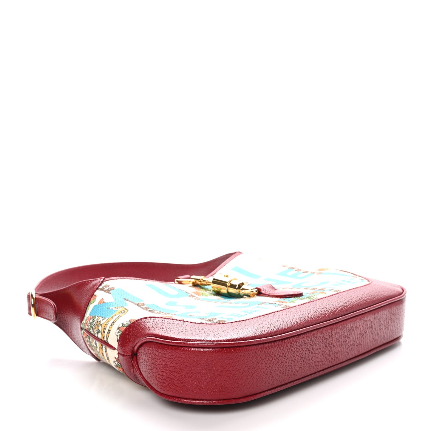 Canvas Calfskin 100 Centennial Music Small Jackie 1961 Hobo Ivory Red
