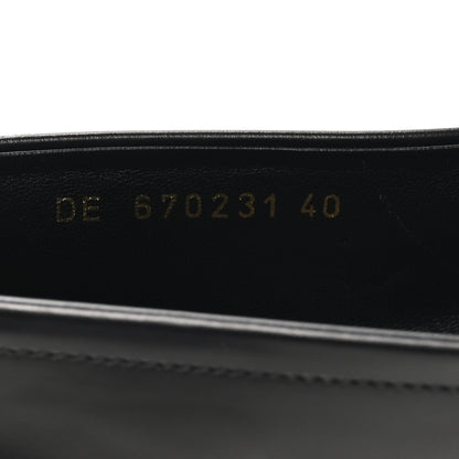 Saint Laurent Magnum Lux Calfskin Mens Le Loafer 15 Moccassins 40 Black 7 of 10