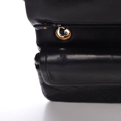 Chanel Lambskin Quilted Small Double Flap Black 13 of 15
