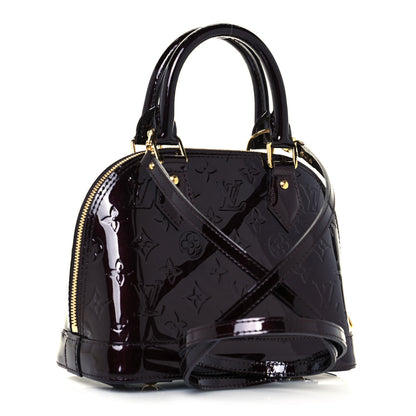 Louis Vuitton Vernis Alma BB Amarante 3 of 12