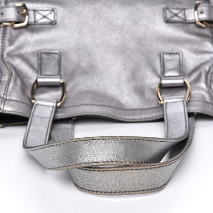 Saint Laurent Calfskin Small Downtown Silver 8 of 16